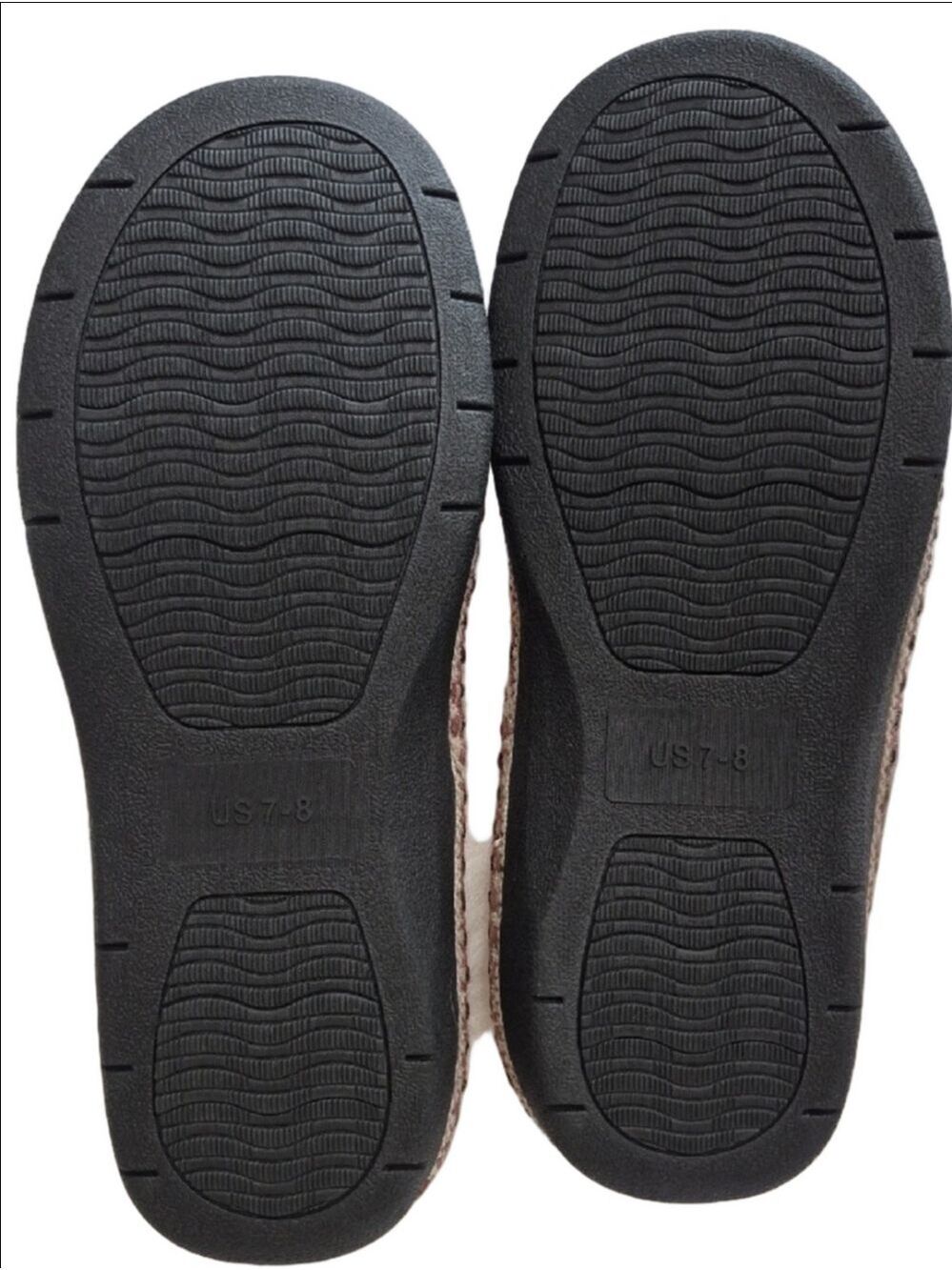 Feetfreein Tan Moccasin Bootie Slippers Faux Fur Lined Size US 7-8 - Picture 5 of 8